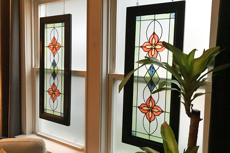small stained glass design